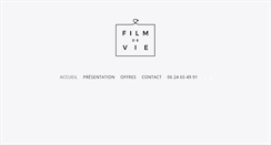 Desktop Screenshot of filmdevie.fr